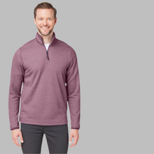 Load image into Gallery viewer, Men's Venture Heathered Stripe Quarter-Zip