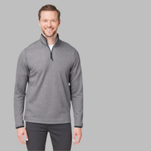 Load image into Gallery viewer, Men's Venture Heathered Stripe Quarter-Zip