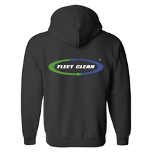 Load image into Gallery viewer, Full-Zip Hooded Sweatshirt Embroidered Front and Back