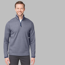Load image into Gallery viewer, Men's Venture Heathered Stripe Quarter-Zip