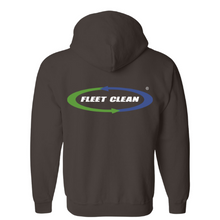 Load image into Gallery viewer, Full-Zip Hooded Sweatshirt Embroidered Front and Back