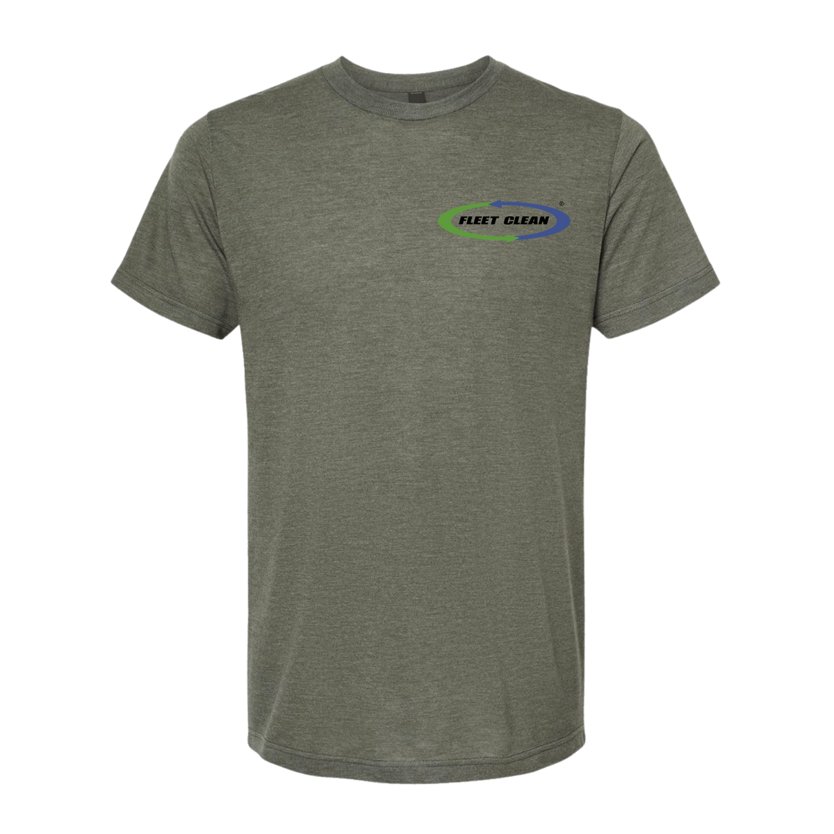 Clearance Item - Tri-Blend Short Sleeve Shirt- Printed Logo