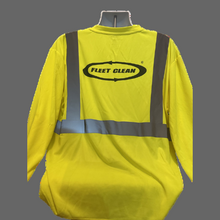 Load image into Gallery viewer, High Visibility Long Sleeve Shirt Black Bottom