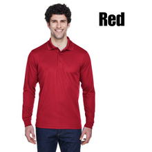 Load image into Gallery viewer, Men's Performance Long-Sleeve Piqué Polo