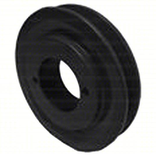 V-Belt Pulley: AK46, 1 Groove, 4.45 in OD, Bushed Bore, H/QT, Cast Iron