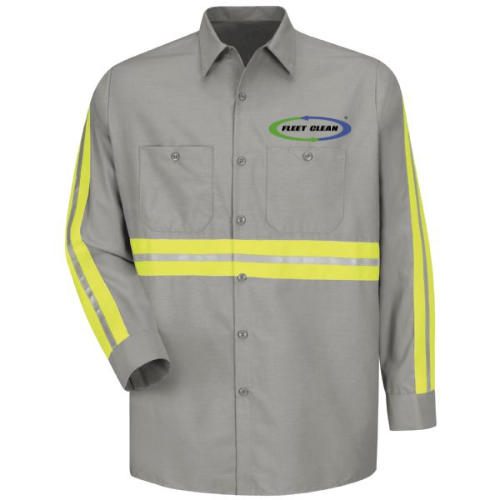 Button Up - Uniform Shirt|Hi-Vis