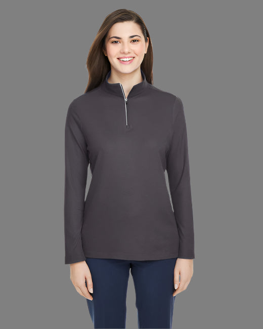 Womens ChromaSoft™ Pique Quarter-Zip