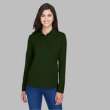 Women's Performance Long-Sleeve Piqué Polo