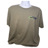 Tri-Blend Embroidered Short Sleeve Tee – Super Soft Comfort