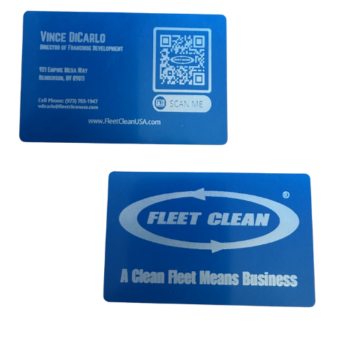 Aluminum Business Cards