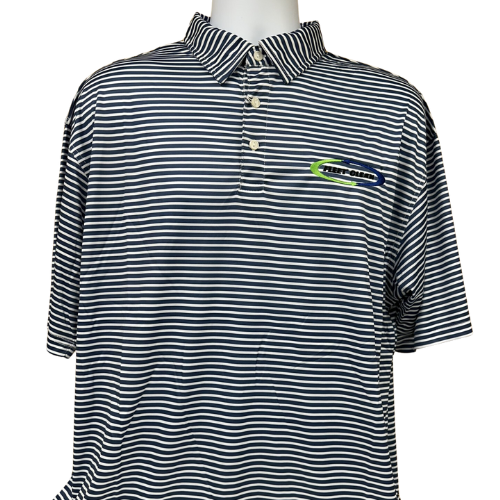 Men's Striped Polo