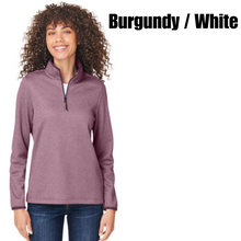 Load image into Gallery viewer, Women&#39;s Venture Heathered Stripe Quarter-Zip
