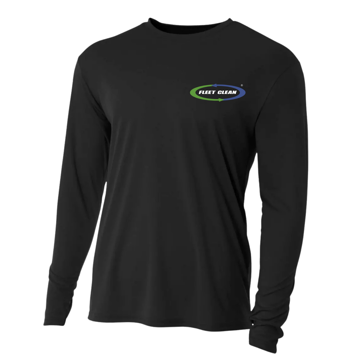 Clearance Item - Black Performance Long Sleeve Shirt
