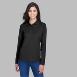 Women's Performance Long-Sleeve Piqué Polo