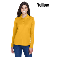 Load image into Gallery viewer, Women&#39;s Performance Long-Sleeve Piqué Polo
