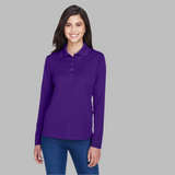 Women's Performance Long-Sleeve Piqué Polo