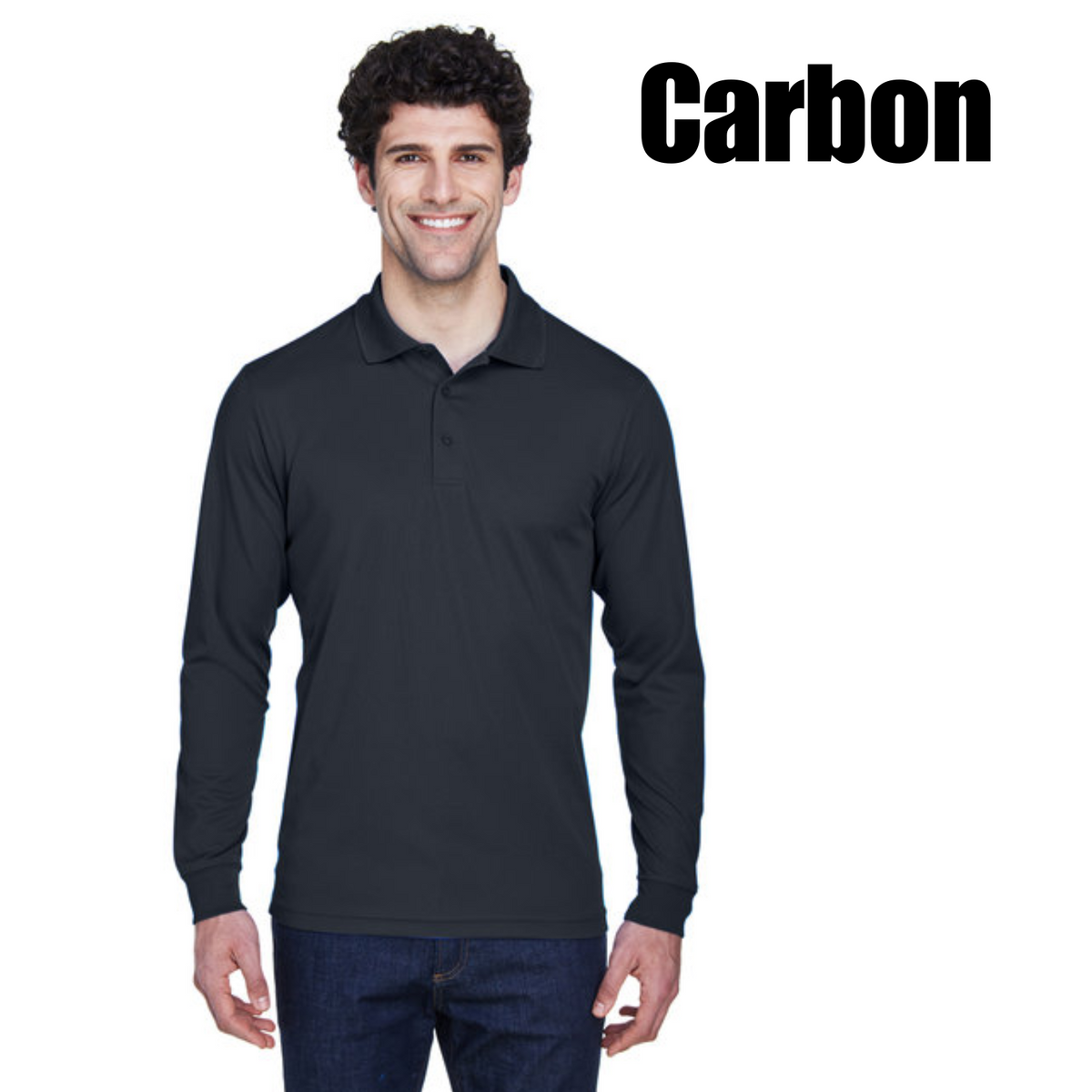 Men's Performance Long-Sleeve Piqué Polo