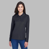 Women's Performance Long-Sleeve Piqué Polo