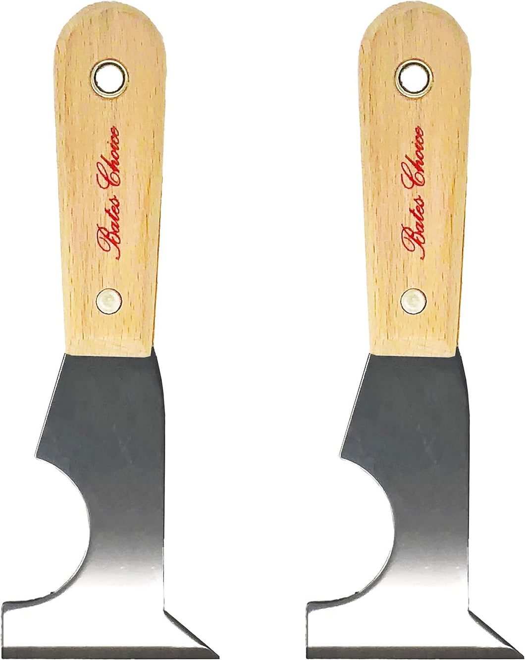 Bates- Paint Scraper, Taping knife, Pack of 2 Putty Knife Scraper, Scraper, 5 in 1 tools, Spackle Knife, Caulk Removal Tool, Painters Tool, Paint Can Opener, Paint Remover for Wood, Wallpaper Scraper