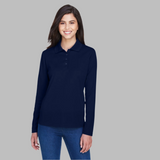 Women's Performance Long-Sleeve Piqué Polo