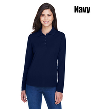 Load image into Gallery viewer, Women&#39;s Performance Long-Sleeve Piqué Polo
