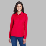 Women's Performance Long-Sleeve Piqué Polo