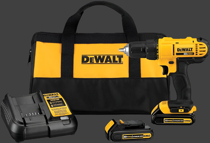 DEWALT 20V Max Cordless Drill/Driver Kit