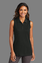 Load image into Gallery viewer, Womens Sleeveless Polo
