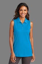Load image into Gallery viewer, Womens Sleeveless Polo
