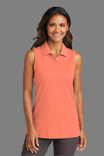 Load image into Gallery viewer, Womens Sleeveless Polo
