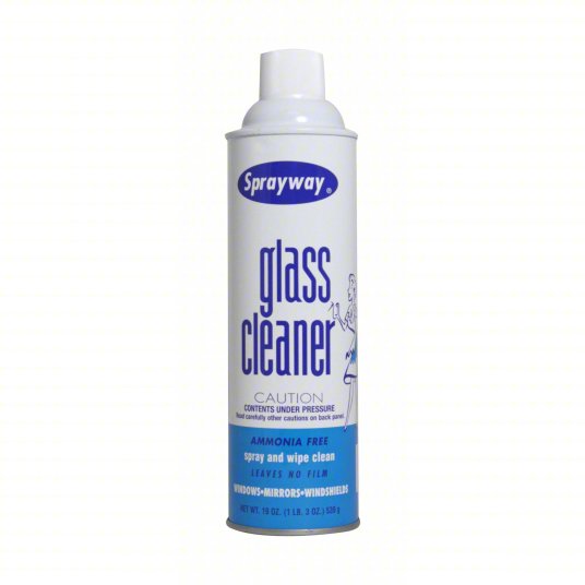 SPRAYWAY Glass Cleaner: Foam, Aerosol Spray Can