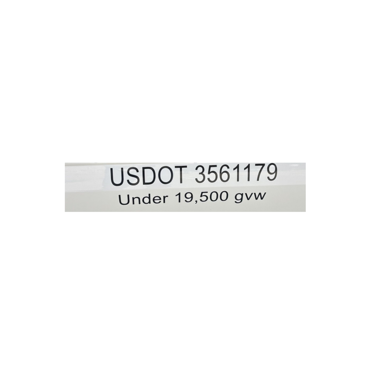 DOT Sticker for Fleet Clean Vehicle - Set of 4