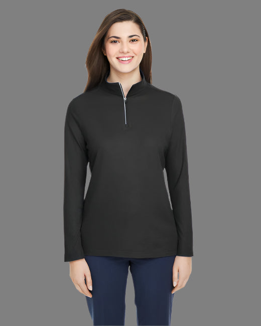 Womens ChromaSoft™ Pique Quarter-Zip