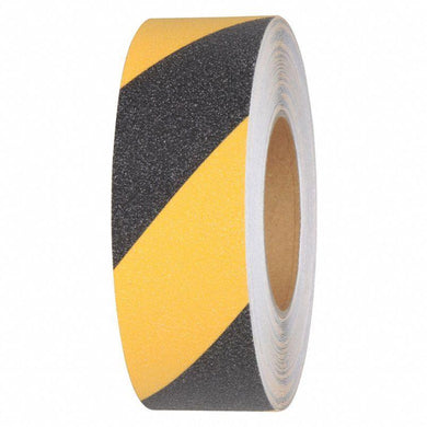Striped Black & Yellow Anti-Slip Tape - Fleet Clean USA