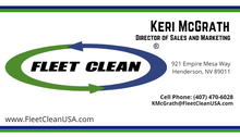 Load image into Gallery viewer, Business Cards (500) - Fleet Clean USA
