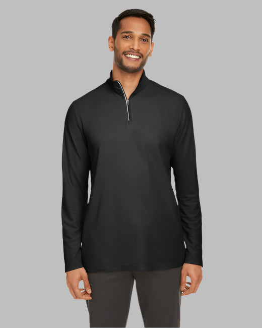 Mens ChromaSoft™ Pique Quarter-Zip