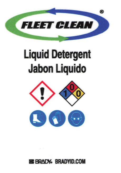 Chemical Labels - Fleet Clean USA