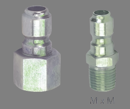 Quick Connect Plug - Nickel & Zinc - Fleet Clean USA